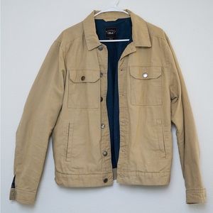 Tan button up jacket